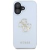 Etui Guess Grained Big 4G Logo Small     Classic Logo do iPhone 16 niebieski